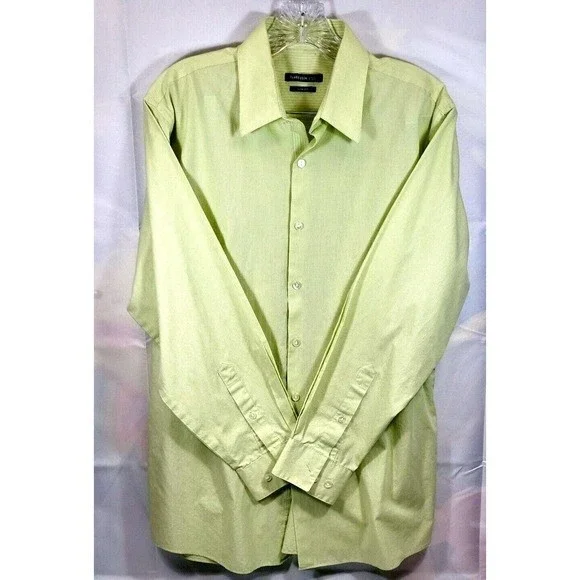 green emerald velvet dress Van Heusen Men's Flex Collar Regular-Fit Long Sleeve Pincord Dress Shirt  (Neck 15 Sleeve 32/33, Hunter) at Amazon Men's Clothing store main image 0